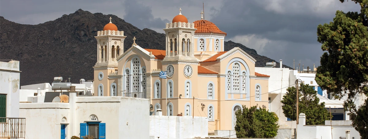 Pyrgos village Agios Nikolaos church